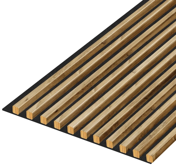 Lamele na filcu - 20x20 mm - 11 sztuk - 45,3 cm - Dąb Naturalny Lancelot