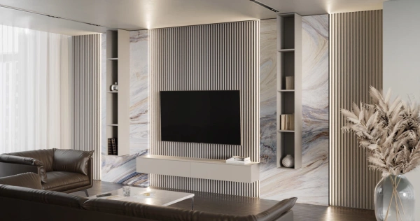 Ścianka RTV z WPC - SLIM 200