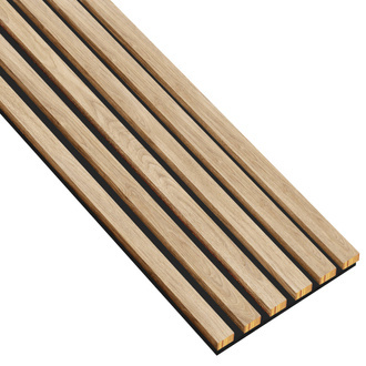 Lamele na płycie - 12x28 mm - 6 sztuk - moduł podstawowy - 25,3 cm - 8 kolorów - Dąb Naturalny Fornitury