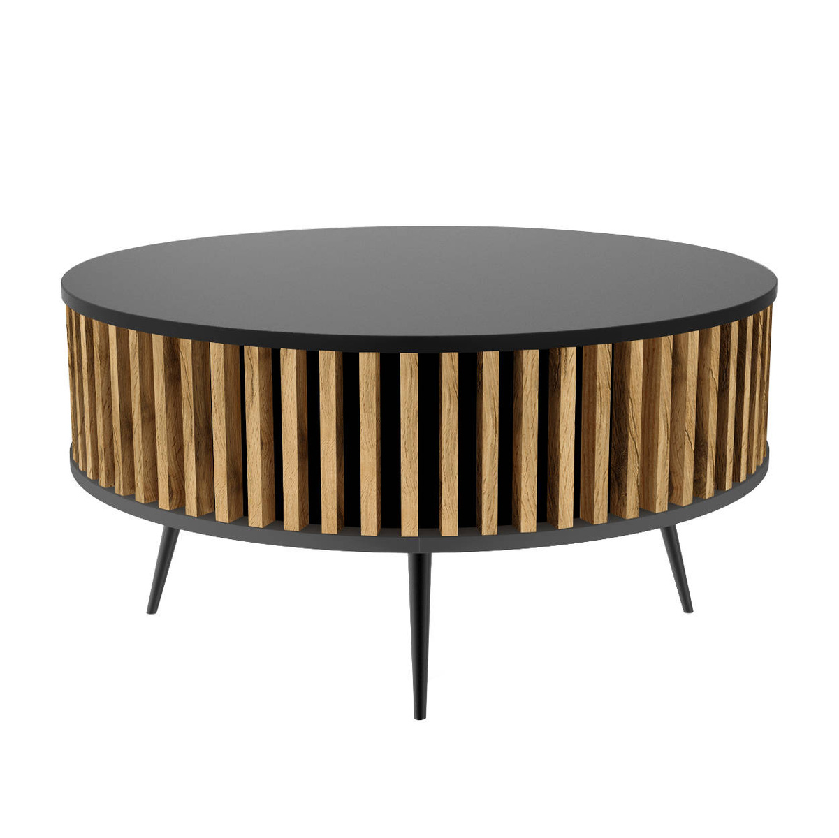 Stolik Kawowy Borneo - blat: 0190 PE - lamele dostępne w 11 kolorach