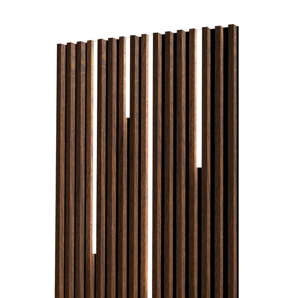 Lamele na płycie - lampy liniowe - 100,4 cm - Orzech Capri