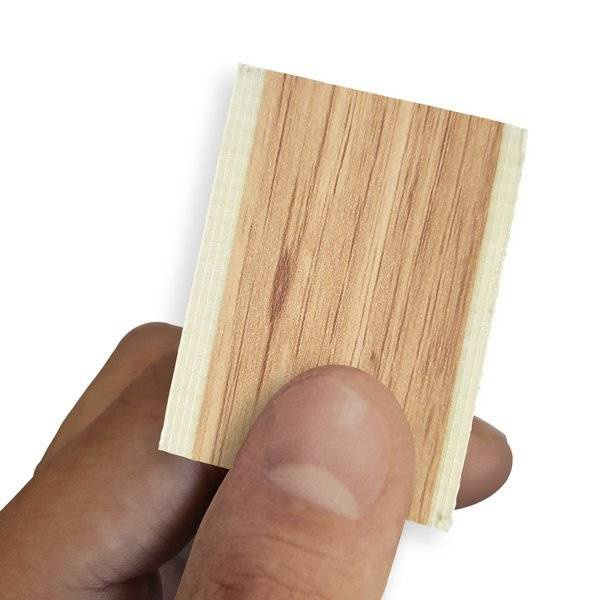 Zakończenie z okleiny do lamela - 30 mm x 90 mm - Dąb Naturalny Fornitury