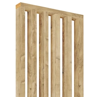 Lamel przepierzeniowy - Dąb Naturalny Lancelot - 28 mm x 80 mm